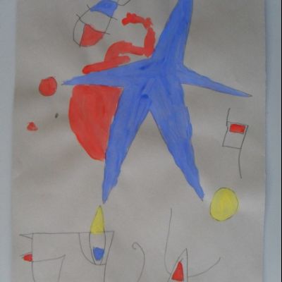 Miro's 'The blue canvas'